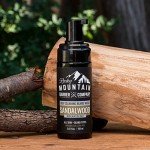 Foaming Sandalwood Beard Wash – With Sandalwood Essential Oil, Vitamin B5 & Dead Sea Salt – Made in Canada -5 oz by Rocky Mountain Barber Company