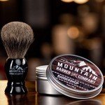 Shaving Cream for Men - Barbershop Scent - Made in Canada - Thick Lather for Traditional and Cartridge Shaving by Rocky Mountain Barber Company - 5oz Tin