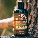 Bay Rum All-In-One Body Wash – Made in Canada - Shampoo, Body Wash, Conditioner, Face Wash & Beard Wash with Aloe Leaf Juice - 8 oz by Rocky Mountain Barber Company