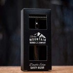 Men's Double Edge Safety Razor - Premium, Heavy Duty Safety Razor, 3 Piece Closed Comb Design For a Closer Shave - Made with Brass & Metal Finish by Rocky Mountain Barber Company