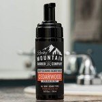 Foaming Cedarwood Beard Wash - With Cedarwood Essential Oil, Vitamin B5 & Dead Sea Salt – Made in Canada -5 oz by Rocky Mountain Barber Company