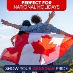 Canada Flag, Canada Flag 3x5, Canadian Flag - By ByFloProducts - Lightweight, 3'x5', 100% Polyester, Silk Printed, Bright And Vivid Colors, Brass Grommets, Double Stitching, 100% Canadian Business (Polyester - Canada Pack of 2)
