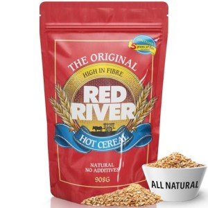 Red River Cereal - Cracked Wheat Hot Cereal (2lbs / 908g) Made in Canada at Arva Flour Mills - All Natural, No-Additives (1-Pack)
