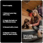 SÄKER Dog Paw Balm for Winter | Veterinarian-Approved Paw Protection for Dogs for Cold Snow | Handmade in Canada | Paw Soother Safe to Lick for Dry, Cracked, and Rough Paws (2oz)