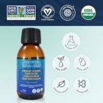 QUEEN OF THE THRONES Organic Golden Castor Oil | 100% Pure, Certified Organic, Hexane-Free, Extra Virgin | Moisturizing & Conditioning Oil for Skin, Hair & Nails (100 ml- 3.4oz)