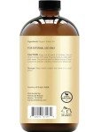 Handcraft Blends Cold-Pressed Organic Castor Oil in Glass Bottle - 473 ml - 100% Pure and Natural - Premium Grade Oil for Hair, Eyelashes and Eyebrows - Carrier Oil - Hair and Body Oil