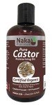 🇨🇦 270ml (9oz) ORGANIC CASTOR Oil, Expeller Pressed - Moisturizes, Softens and Nourishes Skin, Hair and Nails, Made in Canada