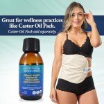 QUEEN OF THE THRONES Organic Golden Castor Oil | 100% Pure, Certified Organic, Hexane-Free, Extra Virgin | Moisturizing & Conditioning Oil for Skin, Hair & Nails (100 ml- 3.4oz)