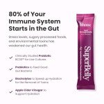 Blume SuperBelly Gut Health and On-the-Go Hydration Packets, Sugar-Free, with Prebiotics, Probiotics, Apple Cider Vinegar, Vitamin C, and Electrolytes, Açai Pomegranate, 15 Sticks