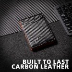 Zitahli Mens Slim Wallet Larger Capacity with 12 Slots RFID Blocking Minimalist Bifold Front Pocket Wallet for Men with ID Window