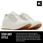 Sorel Women's Sneaker, Sea Salt Chalk, 8