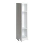 Prepac Elite 16" Storage Cabinet, White Storage Cabinet, Bathroom Cabinet, Pantry Cabinet with 2 Adjustable Shelves, 16" D x 16" W x 65" H, WEB-1664