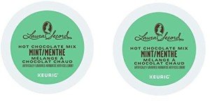 Laura Secord Mint Hot Chocolate Single Serve Keurig Certified Recyclable K-Cup pods for Keurig Brewers (24 Count Mint)