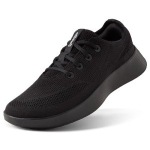 Allbirds Men's Tree Runner Go Everyday Sneakers, Natural Black (Natural Black Sole), 9