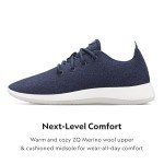 Allbirds Women’s Wool Runners Everyday Sneakers, Machine Washable Shoe Made with Natural Materials, Hazy Indigo (Blizzard Sole), 9