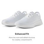 Allbirds Women's Tree Runner Go Everyday Sneakers, Blizzard (Blizzard Sole), 9