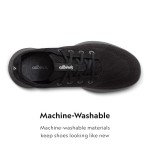 Allbirds Men's Tree Runner Go Everyday Sneakers, Natural Black (Natural Black Sole), 9