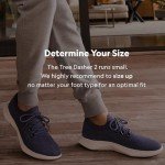 Allbirds Men’s Tree Dasher 2 Active Sneakers, Breathable Machine Washable Lace-Up Fitness Shoes for Walking, Running & Gym, Hazy Indigo (Blizzard Sole), 8