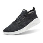 Allbirds Men’s Superlight Wool Runner Casual Sneakers, Natural Black (Blizzard Sole), 9