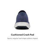 Allbirds Men’s Tree Dasher 2 Active Sneakers, Breathable Machine Washable Lace-Up Fitness Shoes for Walking, Running & Gym, Hazy Indigo (Blizzard Sole), 8