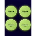 Bauer Glow in The Dark Street Hockey Balls - 4 Pack