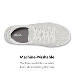 Allbirds Men’s Tree Pipers Casual Sneakers, Kaikoura White (White Sole), 7