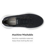 Allbirds Men’s Superlight Wool Runner Casual Sneakers, Natural Black (Blizzard Sole), 9