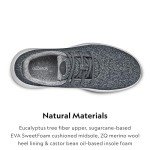 Allbirds Women’s Wool Runner Mizzles Water-Repellent Breathable Casual Walking Sneakers Made with Eco-Friendly Merino Wool, Dark Grey (Light Grey Sole), 9