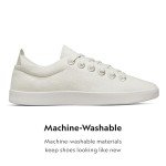 Allbirds Women's Wool Pipers Casual Sneakers, Natural White (White Sole), 9