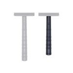 Alternate Handle for Henson Shaving AL13 and AL13-M Double-Edge Safety Razor (3.25" (Short), Jet Black) **Razor Only**