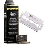 RK Shaving Double Edge Razor Blade - 100 pack - designed for the Henson AL13 (100)