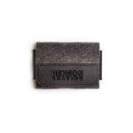 The Henson Shaving Razor Case - Vegan Leather and Merino Wool