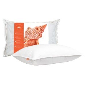 Canadian Down & Feather Co. – Medium 625 Fill Power White Down Sleeping Pillow Standard Size - 500 Thread Count Shell 100% Cotton - Made in Canada