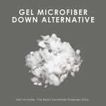 Canadian Down & Feather Co. - Gel Microfiber Down Alternative Poly Bed Double Size - Machine Washable - 300 TC Shell 100% Cotton Mattress Topper - Oeko TEX Certified