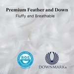 Royal Elite-Feather Down Duvet King Size-Made in Canada-Luxurious Oeko Tex Cotton Shell-Canadian Feather&Down Comforter-All Season Hotel Down Duvet Insert
