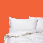 Canadian Down & Feather Co. - Regular Weight 625 Loft White Down Duvet Queen Size - 360 TC Shell 100% Cotton - Filled in Canada
