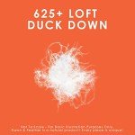 Canadian Down & Feather Co. – Firm 625 Fill Power White Down Sleeping Pillow Standard Size - 500 Thread Count Shell 100% Cotton - Made in Canada