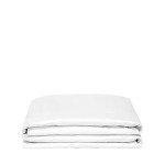 Canadian Down & Feather Co. - Duvet Cover King Size 300 TC Cotton Percale - 3 Sided Zipper Closures (King, Classic White)