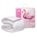 Canadian Down & Feather Co. - All Season Weight White Down Duvet Queen Size - 260 TC Shell 100% Cotton - Filled in Canada
