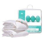 Canadian Down & Feather Co. - All Season Weight 800 Loft Canadian Hutterite White Down Duvet Queen Size - 500 TC Shell 100% Cotton - Made in Canada