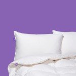 Canadian Down & Feather Co. - Firm Support Canadian Hutterite Goose Down Pillow King Size - 400 TC Shell 100% Cotton - Made in Canada
