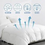 Canadian Down & Feather Co. - Summer Weight 650 Loft White Goose Down Duvet King Size - 360 TC Shell 100% Cotton - Filled in Canada
