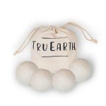 Wool Dryer Balls by Tru Earth 4-Pack, XL Premium Reusable Natural Fabric Softener (4)