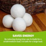 Wool Dryer Balls by Tru Earth 4-Pack, XL Premium Reusable Natural Fabric Softener (4)