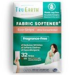 Tru Earth Fabric Softener Strips for Washing Machine, Alternative to Fabric Softener Liquid and Pods, Unscented Fragrance Free, Up to 64 Loads Per 32-Count