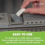 Tru Earth Dishwasher Detergent Tablets - Concentrated Dishwasher Tabs Cut Grease for Sparkling Dishes - Eco Friendly Alternative to Liquid Pods - 30 Tablets, Fragrance-Free
