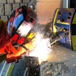 CANAWELD MIG TIG Stick 160 Amper Multi Process Welder Made in Canada Synergic Control Welding Machine Maximum thickness 3/16" Lightweight 110 V Portable 4 Years Warranty CSA/QPS Approved (1601-Silver)
