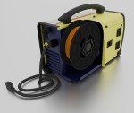 CANAWELD MIG TIG Stick 160 Amper Multi Process Welder Made in Canada Synergic Control Welding Machine Maximum thickness 3/16" Lightweight 110 V Portable 4 Years Warranty CSA/QPS Approved (1601-Silver)