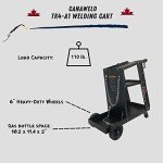 CANAWELD Welding Cart Heavy Duty Welder Trolley for MIG TIG Stick Welding achines and Plasma Cutter (TR4-A1)
