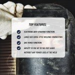 CANAWELD Arc Welding Stick Welder MMA 201 Made in Canada 200 Amp TIG Lift, Heavy Duty, Weld up to 5/32” Rod IGBT Inverter Lightweight 230V(150 A@%100 Duty Cycle) Generator Compatible CSA/QPS Approved